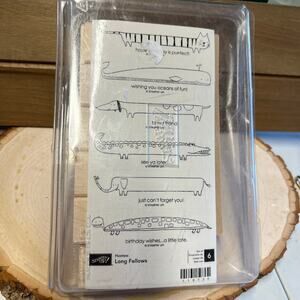 Rubber Stamps: “Long Fellows” NIB Stampin’ Up Set